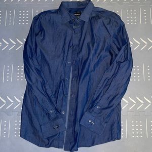 Bar III slim fit long sleeved button down